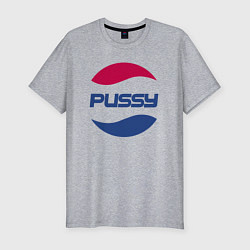 Футболка slim-fit Pepsi Pussy, цвет: меланж