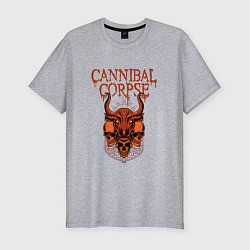 Футболка slim-fit Cannibal Corpse Skulls, цвет: меланж