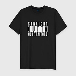 Футболка slim-fit Manchester United Straight outta Old Trafford, цвет: черный