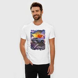 Футболка slim-fit Dino & Lexus Colobaration, цвет: белый — фото 2