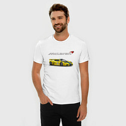 Футболка slim-fit McLaren Motorsport Racing, цвет: белый — фото 2