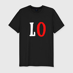Футболка slim-fit Love Lo, цвет: черный