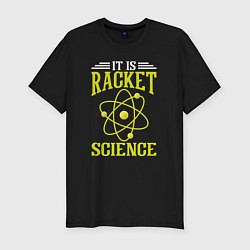 Мужская slim-футболка Ракетная наука