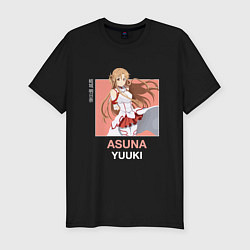 Футболка slim-fit Милашка Асуна, цвет: черный