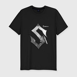 Футболка slim-fit SABATON спина, цвет: черный