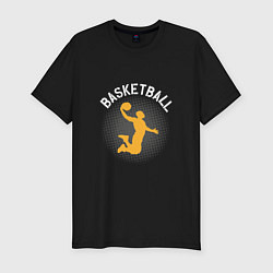 Футболка slim-fit Basketball Dunk, цвет: черный