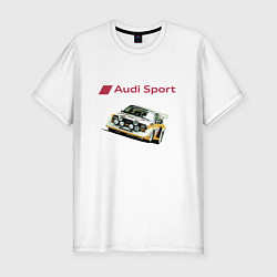 Мужская slim-футболка Audi Racing team Power