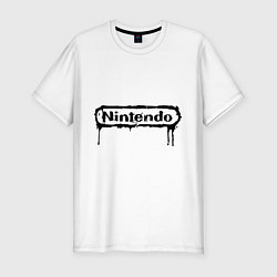 Мужская slim-футболка Nintendo streaks
