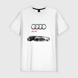 Мужская slim-футболка Audi Concept Sketch