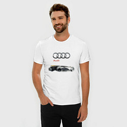 Футболка slim-fit Audi Concept Sketch, цвет: белый — фото 2