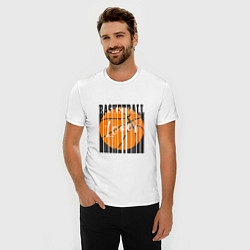 Футболка slim-fit Basket Style, цвет: белый — фото 2