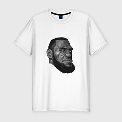 Футболка slim-fit Angry LeBron, цвет: белый