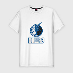 Футболка slim-fit Dallas - Mavericks, цвет: белый