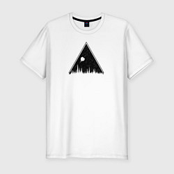 Футболка slim-fit Жизнь в Горах Номер Три, цвет: белый