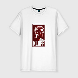 Мужская slim-футболка Klopp - Liverpool