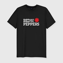 Футболка slim-fit RHCP Logo Red Hot Chili Peppers, цвет: черный