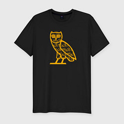 Мужская slim-футболка Drake сова