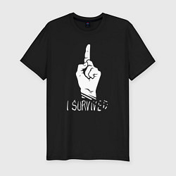 Футболка slim-fit I Survived Dead by Daylight, цвет: черный