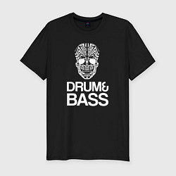 Футболка slim-fit Drum and bass mix, цвет: черный