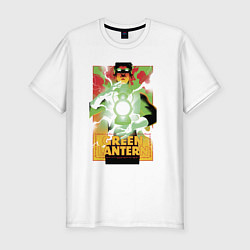 Футболка slim-fit GREEN LANTERN Hal Jordan, цвет: белый