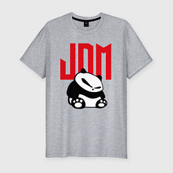 Мужская slim-футболка JDM Panda Japan Симпатяга