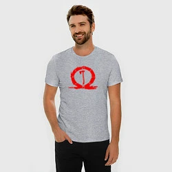 Футболка slim-fit God of war LOGO ТОПОР, цвет: меланж — фото 2