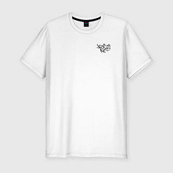 Мужская slim-футболка Noize mc нойз мс logo