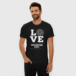 Футболка slim-fit Leicester City Love Classic, цвет: черный — фото 2