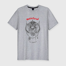 Футболка slim-fit Motorhead no remorse, цвет: меланж