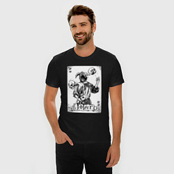 Футболка slim-fit Joker Skull Card, цвет: черный — фото 2