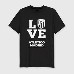 Футболка slim-fit Atletico Madrid Love Classic, цвет: черный