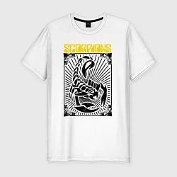 Мужская slim-футболка Scorpions - Rock Believer