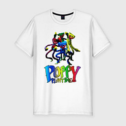 Мужская slim-футболка POPPY PLAYTIME HAGGY WAGGY Mini Huggies