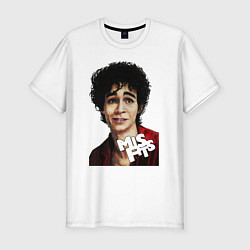 Футболка slim-fit Nathan Young, цвет: белый