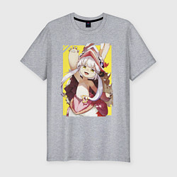 Футболка slim-fit Nanachi made in abyss, цвет: меланж