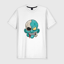 Футболка slim-fit Zombie Evil, цвет: белый