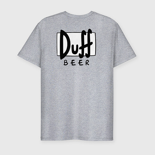 Мужская slim-футболка You Want It! / Меланж – фото 2