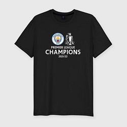 Мужская slim-футболка Manchester City Champions сезон 20212022