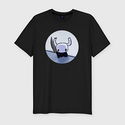 Футболка slim-fit Он тебе не милашка Hollow Knight, цвет: черный