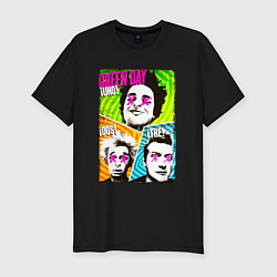 Футболка slim-fit GREEN DAY ГРИН ДЭЙ ПОСТЕР, цвет: черный