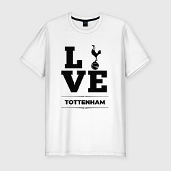 Мужская slim-футболка Tottenham Love Классика