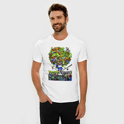 Футболка slim-fit Crazy Dave plants, цвет: белый — фото 2
