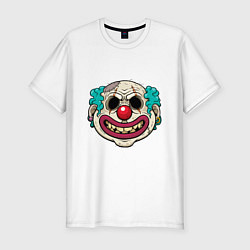 Футболка slim-fit Old Clown, цвет: белый