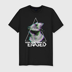 Футболка slim-fit Erased Art, цвет: черный