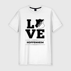 Футболка slim-fit Hoffenheim Love Классика, цвет: белый