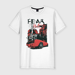 Футболка slim-fit Fear This футболка, цвет: белый