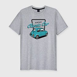 Футболка slim-fit Classic car, цвет: меланж