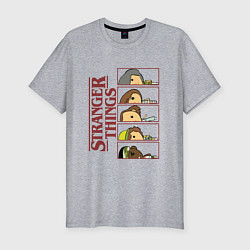 Футболка slim-fit STRANGER THINGS FRIENDS, цвет: меланж