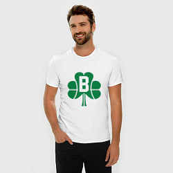 Футболка slim-fit B - Boston, цвет: белый — фото 2