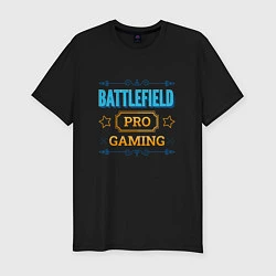 Мужская slim-футболка Игра Battlefield PRO Gaming